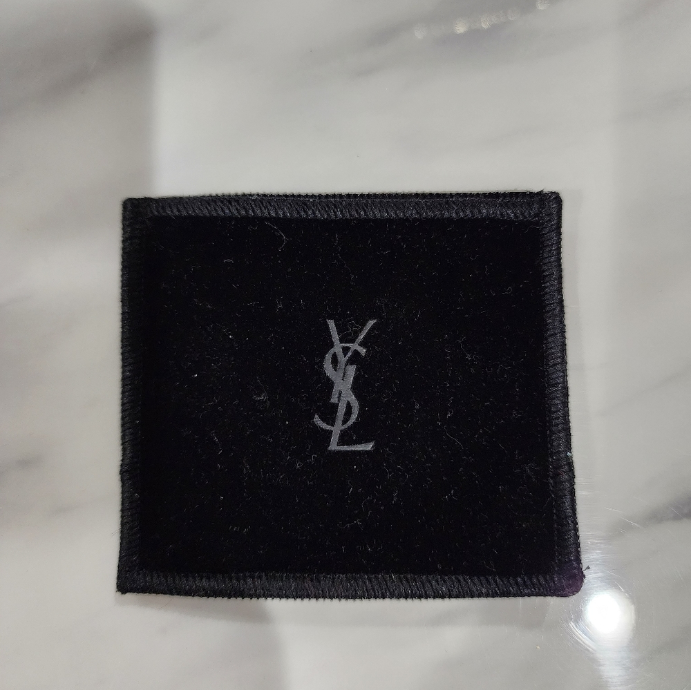 Yve Saint Laurent velvet jewelry storage bagSize 4" x 3"